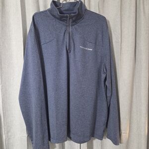 Vineyard‎ Vines Performance 1/4 Zip Pullover Men's size XL Saltwater Golf Blue